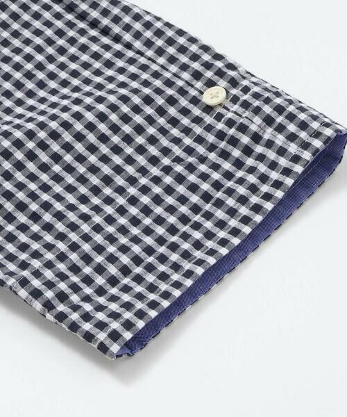 SLAP SLIP / スラップ スリップ ショート・ハーフ・半端丈パンツ | 【お揃い/接触冷感】チェックストライプ裾折り返しサイドタブハーフパンツ(80~130cm) | 詳細11