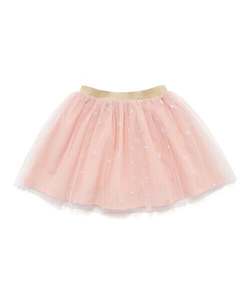 SLAP SLIP / スラップ スリップ ミニ・ひざ丈スカート | 【お揃い】チェリーオーロラ箔プリントチュールスカパン(90~130cm) | 詳細6