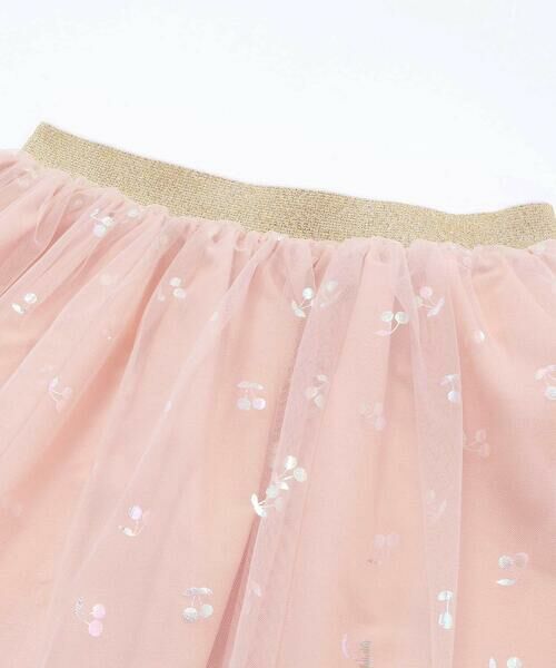 SLAP SLIP / スラップ スリップ ミニ・ひざ丈スカート | 【お揃い】チェリーオーロラ箔プリントチュールスカパン(90~130cm) | 詳細7