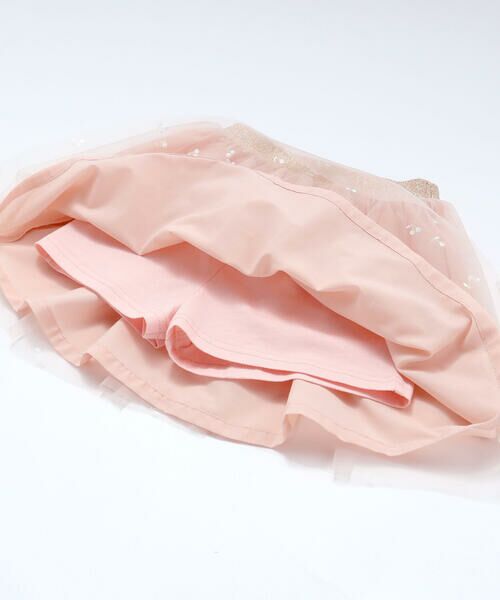SLAP SLIP / スラップ スリップ ミニ・ひざ丈スカート | 【お揃い】チェリーオーロラ箔プリントチュールスカパン(90~130cm) | 詳細8