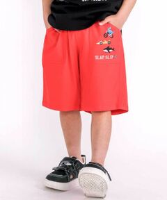 SLAP SLIP / スラップ スリップ ショート・ハーフ・半端丈パンツ | 【らくのび/接触冷感】ポケットプリント選べるカラフルツイルハーフパンツ(80~130cm)
