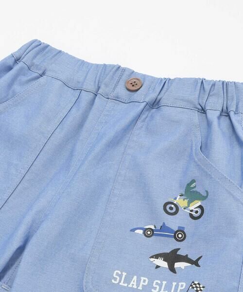 SLAP SLIP / スラップ スリップ ショート・ハーフ・半端丈パンツ | 【らくのび/接触冷感】ポケットプリント選べるカラフルツイルハーフパンツ(80~130cm) | 詳細6