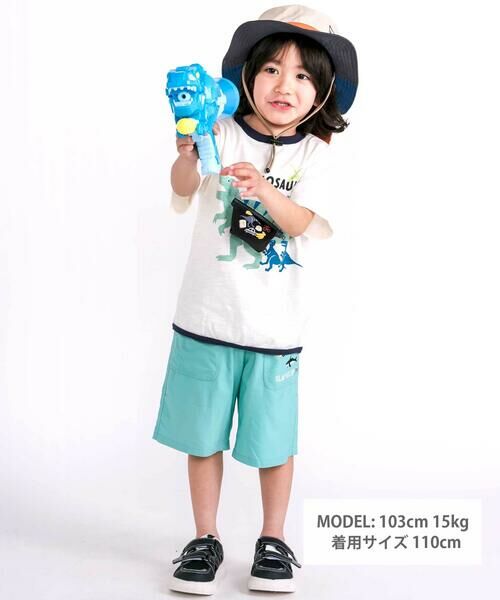 SLAP SLIP / スラップ スリップ ショート・ハーフ・半端丈パンツ | 【らくのび/接触冷感】ポケットプリント選べるカラフルツイルハーフパンツ(80~130cm) | 詳細13