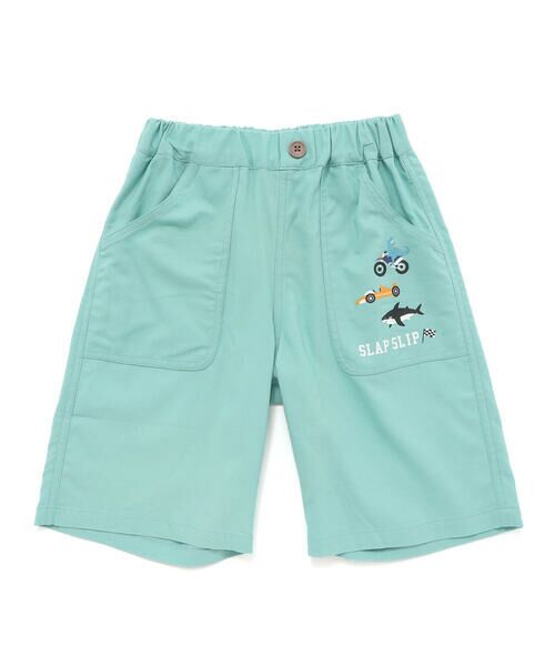 SLAP SLIP / スラップ スリップ ショート・ハーフ・半端丈パンツ | 【らくのび/接触冷感】ポケットプリント選べるカラフルツイルハーフパンツ(80~130cm) | 詳細14