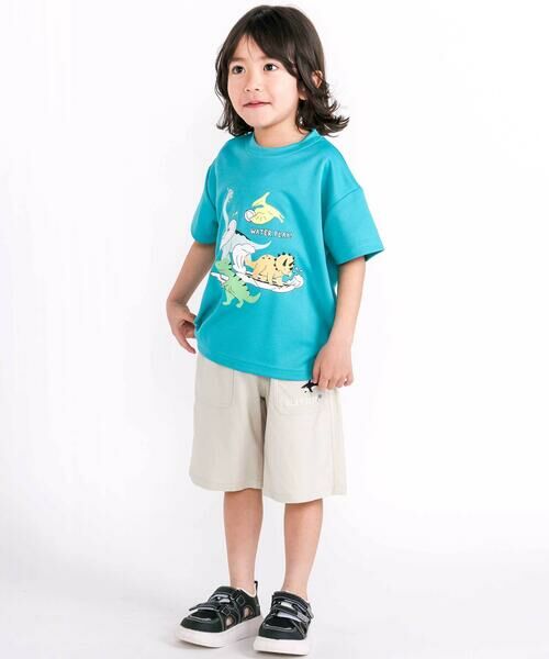 SLAP SLIP / スラップ スリップ ショート・ハーフ・半端丈パンツ | 【らくのび/接触冷感】ポケットプリント選べるカラフルツイルハーフパンツ(80~130cm) | 詳細16