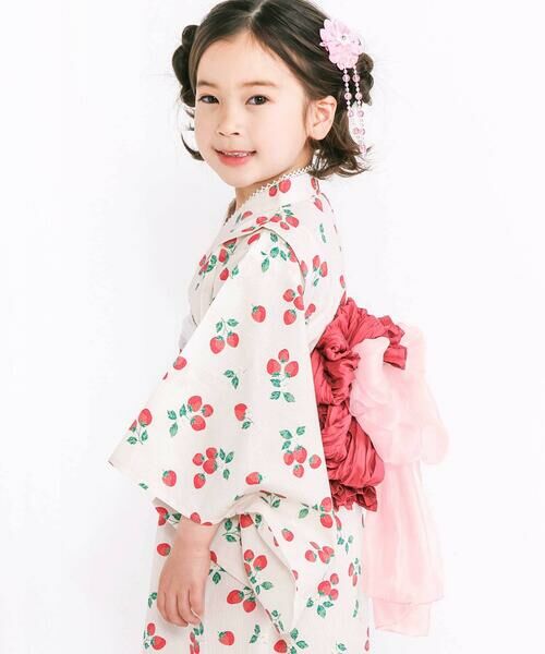 SLAP SLIP / スラップ スリップ 着物・浴衣・小物類 | 【お揃い】カンタン着付けプルオーバー浴衣+帯2種類 3点セット(90~140cm) | 詳細13