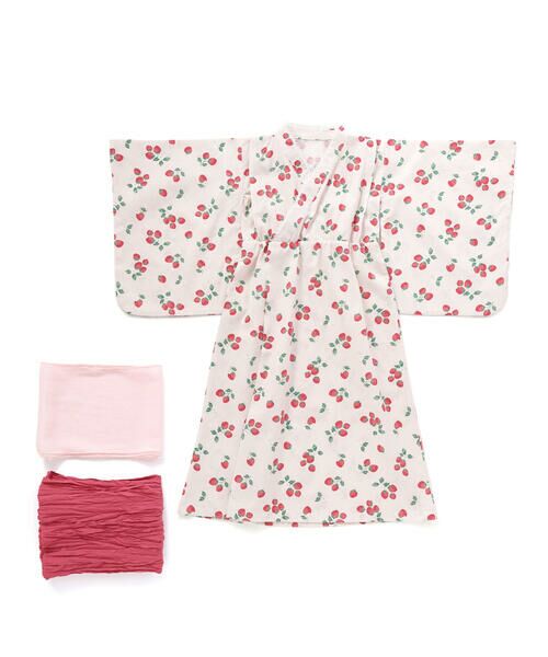 SLAP SLIP / スラップ スリップ 着物・浴衣・小物類 | 【お揃い】カンタン着付けプルオーバー浴衣+帯2種類 3点セット(90~140cm) | 詳細9