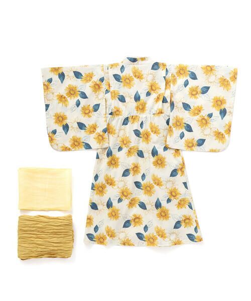 SLAP SLIP / スラップ スリップ 着物・浴衣・小物類 | 【お揃い】カンタン着付けプルオーバー浴衣+帯2種類 3点セット(90~140cm) | 詳細18