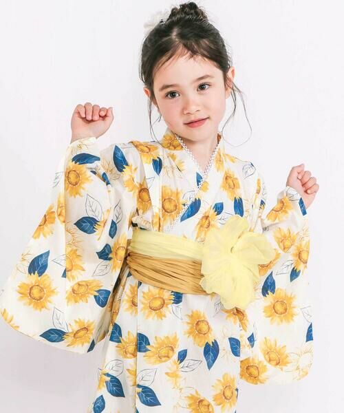 SLAP SLIP / スラップ スリップ 着物・浴衣・小物類 | 【お揃い】カンタン着付けプルオーバー浴衣+帯2種類 3点セット(90~140cm) | 詳細29