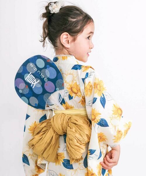 SLAP SLIP / スラップ スリップ 着物・浴衣・小物類 | 【お揃い】カンタン着付けプルオーバー浴衣+帯2種類 3点セット(90~140cm) | 詳細30