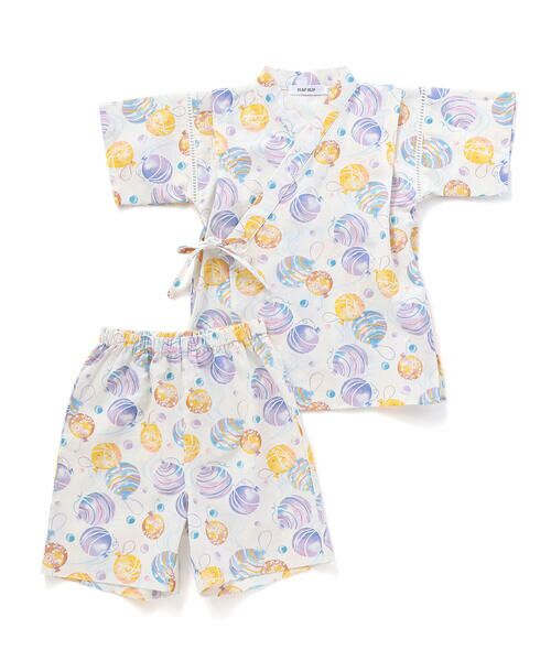 SLAP SLIP / スラップ スリップ 着物・浴衣・小物類 | 【お揃い】モチーフ総柄甚平(80~130cm) | 詳細1