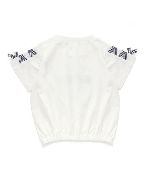 SLAP SLIP / スラップ スリップ Tシャツ | 【マイメロディ＆クロミ×SLAPSLIP】キャラクタープリント編み上げリボンスリーブTシャツ(90~130cm) | 詳細6