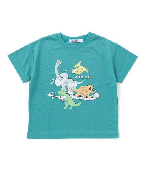 SLAP SLIP / スラップ スリップ Tシャツ | 【水にぬれると色が変わる！？】恐竜水遊びプリントTシャツ(80~130cm) | 詳細14