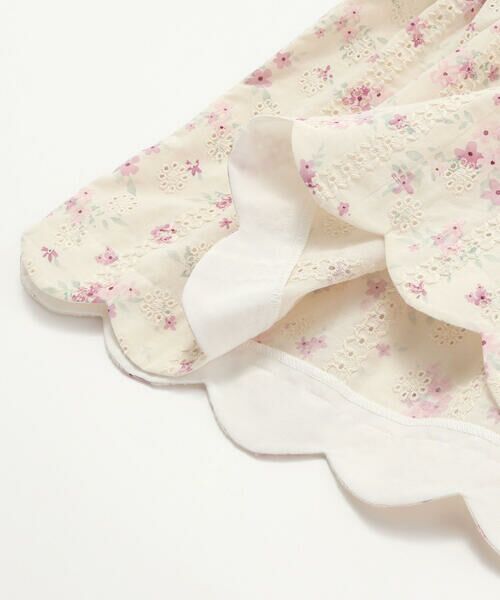 SLAP SLIP / スラップ スリップ Tシャツ | 花柄レースキャミソールドッキングTシャツ(80~130cm) | 詳細11