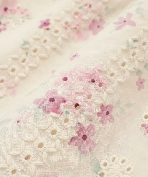 SLAP SLIP / スラップ スリップ Tシャツ | 花柄レースキャミソールドッキングTシャツ(80~130cm) | 詳細14