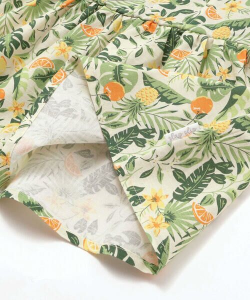 SLAP SLIP / スラップ スリップ Tシャツ | 【お揃い/接触冷感】ドットフルーツボタニカル柄ドッキングノースリーブトップス(80~130cm) | 詳細8