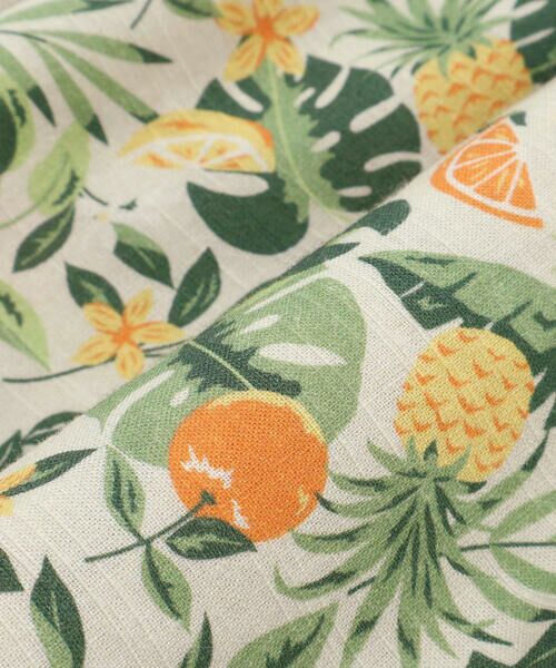 SLAP SLIP / スラップ スリップ Tシャツ | 【お揃い/接触冷感】ドットフルーツボタニカル柄ドッキングノースリーブトップス(80~130cm) | 詳細10