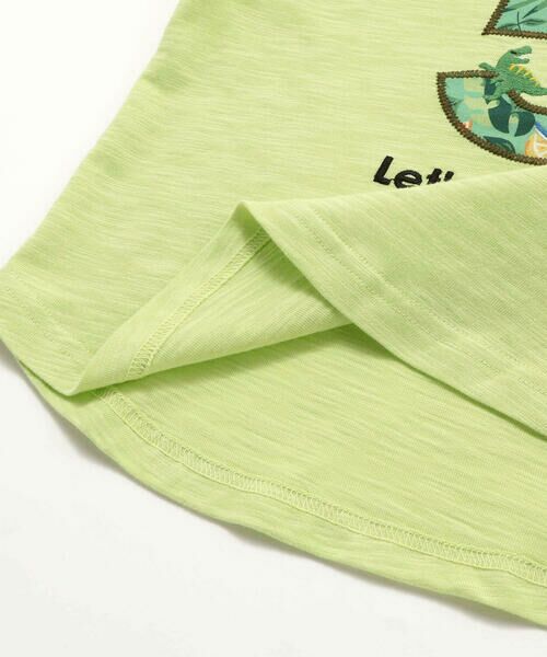 SLAP SLIP / スラップ スリップ Tシャツ | 【お揃い/接触冷感】総柄ナンバリングカウントパッチTシャツ(80~130cm) | 詳細13