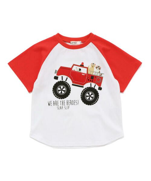 SLAP SLIP / スラップ スリップ Tシャツ | 【接触冷感】くるまラグランスリーブTシャツ(80~130cm) | 詳細1