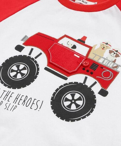 SLAP SLIP / スラップ スリップ Tシャツ | 【接触冷感】くるまラグランスリーブTシャツ(80~130cm) | 詳細6