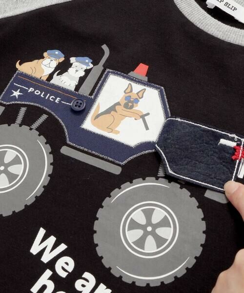 SLAP SLIP / スラップ スリップ Tシャツ | 【接触冷感】くるまラグランスリーブTシャツ(80~130cm) | 詳細14