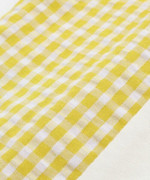 SLAP SLIP / スラップ スリップ Tシャツ | 【お揃い】ストライプチェックサイド切り替えTシャツ(80~130cm) | 詳細8