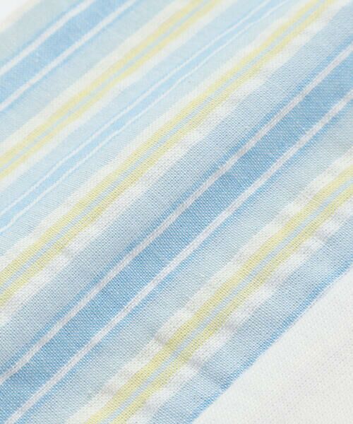 SLAP SLIP / スラップ スリップ Tシャツ | 【お揃い】ストライプチェックサイド切り替えTシャツ(80~130cm) | 詳細9