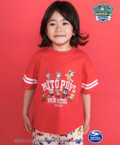 SLAP SLIP / スラップ スリップ Tシャツ | 【パウ・パトロール×SLAPSLIP】袖ラインMoto PupsキャラクタープリントTシャツ(90~130cm)
