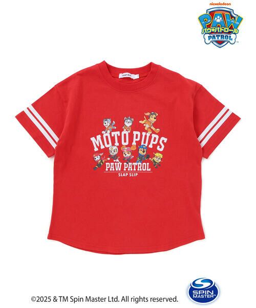 SLAP SLIP / スラップ スリップ Tシャツ | 【パウ・パトロール×SLAPSLIP】袖ラインMoto PupsキャラクタープリントTシャツ(90~130cm) | 詳細8