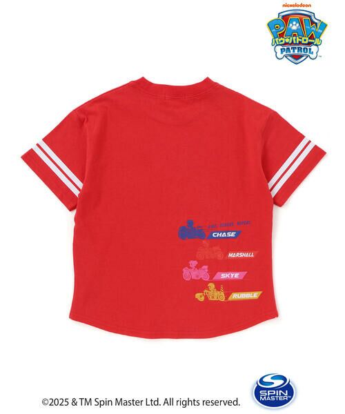 SLAP SLIP / スラップ スリップ Tシャツ | 【パウ・パトロール×SLAPSLIP】袖ラインMoto PupsキャラクタープリントTシャツ(90~130cm) | 詳細9