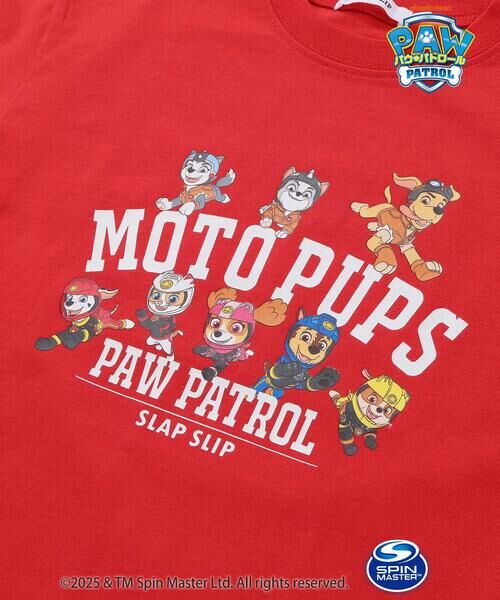 SLAP SLIP / スラップ スリップ Tシャツ | 【パウ・パトロール×SLAPSLIP】袖ラインMoto PupsキャラクタープリントTシャツ(90~130cm) | 詳細10