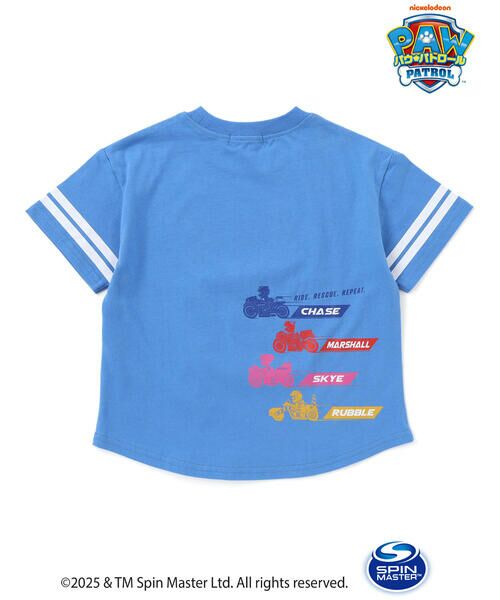 SLAP SLIP / スラップ スリップ Tシャツ | 【パウ・パトロール×SLAPSLIP】袖ラインMoto PupsキャラクタープリントTシャツ(90~130cm) | 詳細14