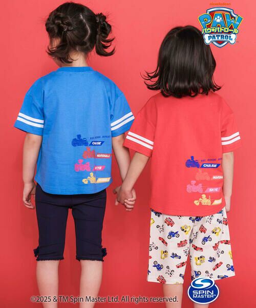 SLAP SLIP / スラップ スリップ Tシャツ | 【パウ・パトロール×SLAPSLIP】袖ラインMoto PupsキャラクタープリントTシャツ(90~130cm) | 詳細12