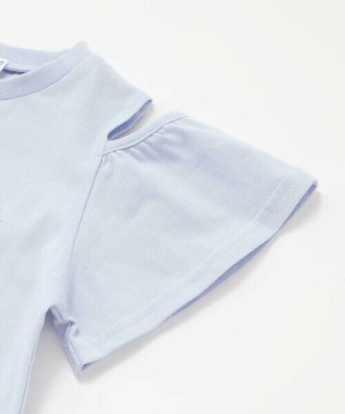 SLAP SLIP / スラップ スリップ Tシャツ | 【接触冷感】カラフルシフォンバレリーナモチーフ肩見せTシャツ(80~130cm) | 詳細12