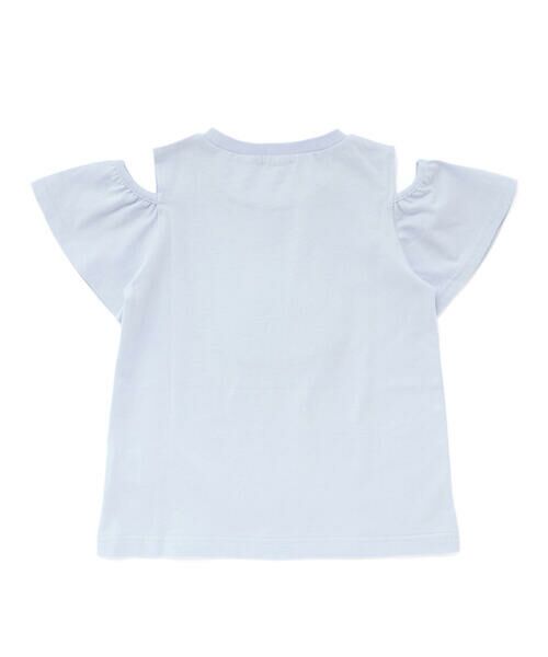 SLAP SLIP / スラップ スリップ Tシャツ | 【接触冷感】カラフルシフォンバレリーナモチーフ肩見せTシャツ(80~130cm) | 詳細15