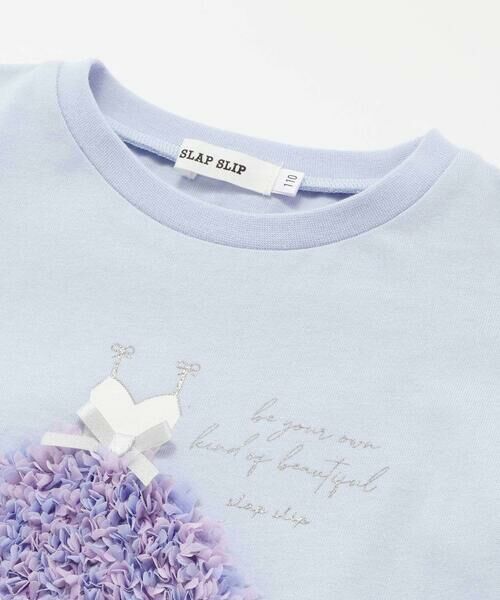 SLAP SLIP / スラップ スリップ Tシャツ | 【接触冷感】カラフルシフォンバレリーナモチーフ肩見せTシャツ(80~130cm) | 詳細8