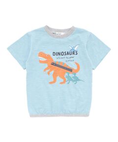 SLAP SLIP / スラップ スリップ Tシャツ | 【接触冷感】もぐもぐ恐竜モチーフTシャツ(80~130cm)