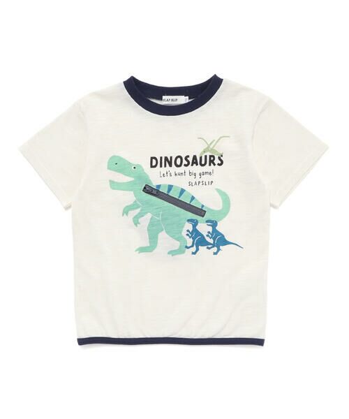 SLAP SLIP / スラップ スリップ Tシャツ | 【接触冷感】もぐもぐ恐竜モチーフTシャツ(80~130cm) | 詳細4