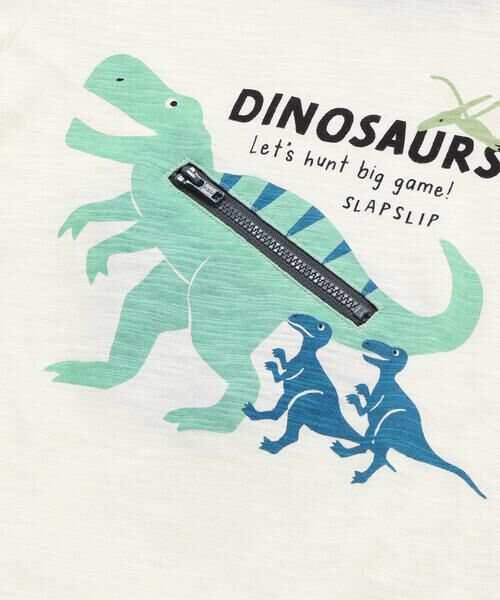 SLAP SLIP / スラップ スリップ Tシャツ | 【接触冷感】もぐもぐ恐竜モチーフTシャツ(80~130cm) | 詳細6
