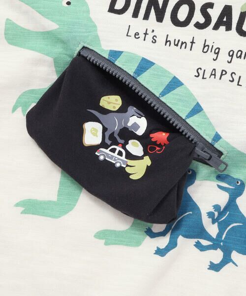 SLAP SLIP / スラップ スリップ Tシャツ | 【接触冷感】もぐもぐ恐竜モチーフTシャツ(80~130cm) | 詳細7