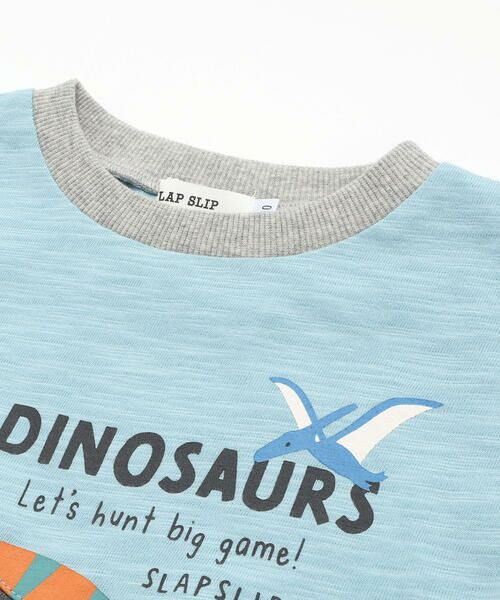 SLAP SLIP / スラップ スリップ Tシャツ | 【接触冷感】もぐもぐ恐竜モチーフTシャツ(80~130cm) | 詳細10