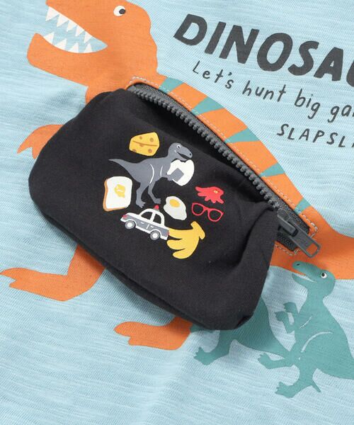 SLAP SLIP / スラップ スリップ Tシャツ | 【接触冷感】もぐもぐ恐竜モチーフTシャツ(80~130cm) | 詳細13