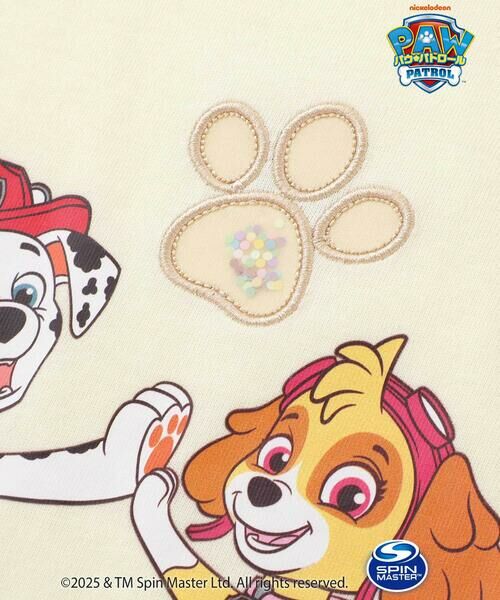 SLAP SLIP / スラップ スリップ Tシャツ | 【パウ・パトロール×SLAPSLIP】袖フリルキャラクタープリントキラキラTシャツ(90~130cm) | 詳細14