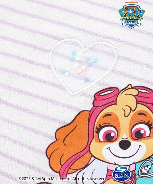 SLAP SLIP / スラップ スリップ Tシャツ | 【パウ・パトロール×SLAPSLIP】袖フリルキャラクタープリントキラキラTシャツ(90~130cm) | 詳細18