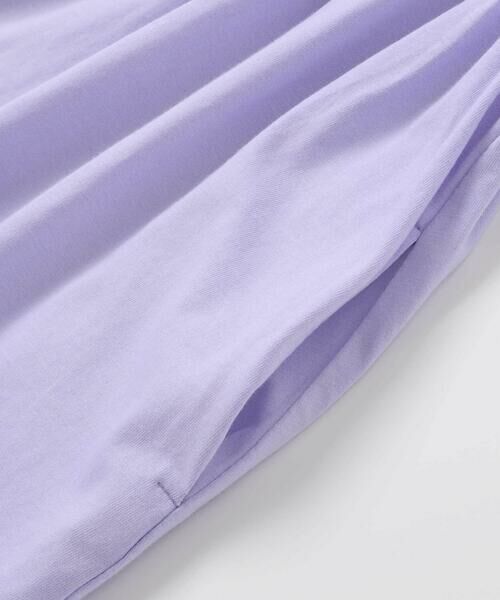 SLAP SLIP / スラップ スリップ ミニ丈・ひざ丈ワンピース | ストライプチェック袖リボンオフショルワンピース(90~130cm) | 詳細14