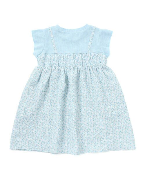 SLAP SLIP / スラップ スリップ ミニ丈・ひざ丈ワンピース | 花柄シフォンドッキングワンピース(80~130cm) | 詳細5