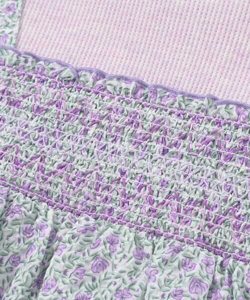 SLAP SLIP / スラップ スリップ ミニ丈・ひざ丈ワンピース | 花柄シフォンドッキングワンピース(80~130cm) | 詳細10