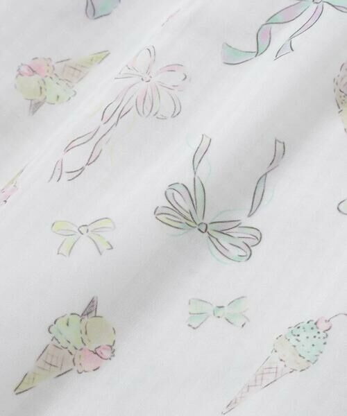 SLAP SLIP / スラップ スリップ ミニ丈・ひざ丈ワンピース | アイス柄プリントシアーチェックワンピース(80~130cm) | 詳細8