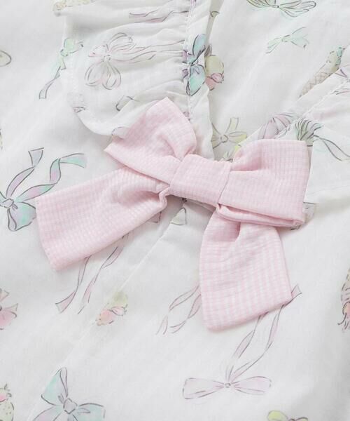 SLAP SLIP / スラップ スリップ ミニ丈・ひざ丈ワンピース | アイス柄プリントシアーチェックワンピース(80~130cm) | 詳細6