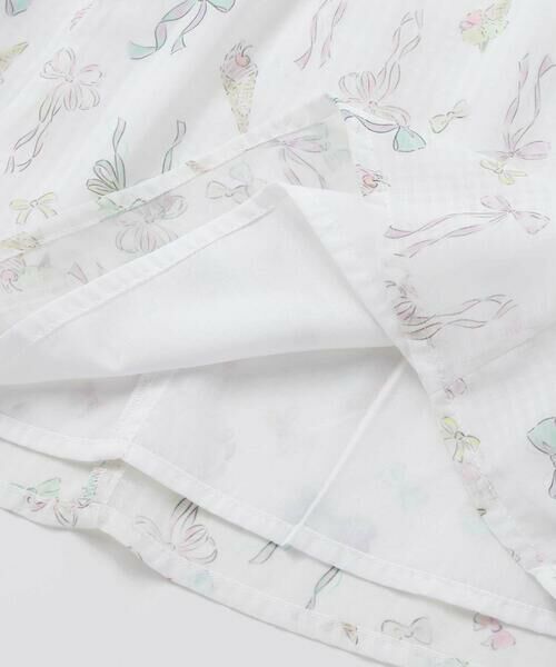 SLAP SLIP / スラップ スリップ ミニ丈・ひざ丈ワンピース | アイス柄プリントシアーチェックワンピース(80~130cm) | 詳細7